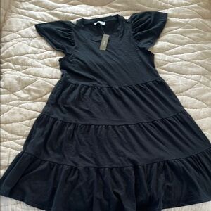 Black Tiered Dress